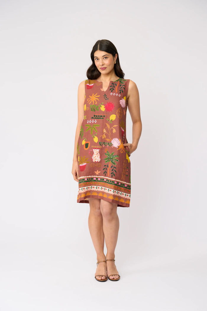 Sun-sational Dress in Salsa FO7465