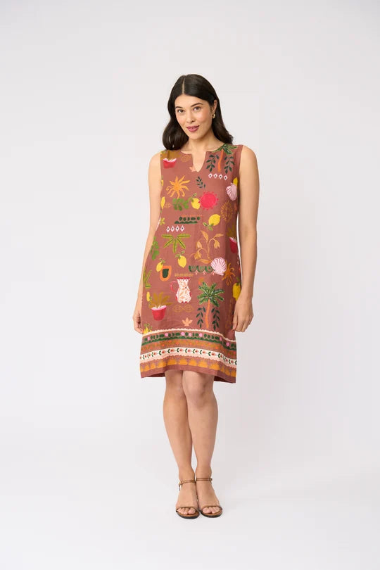 Sun-sational Dress in Salsa FO7465