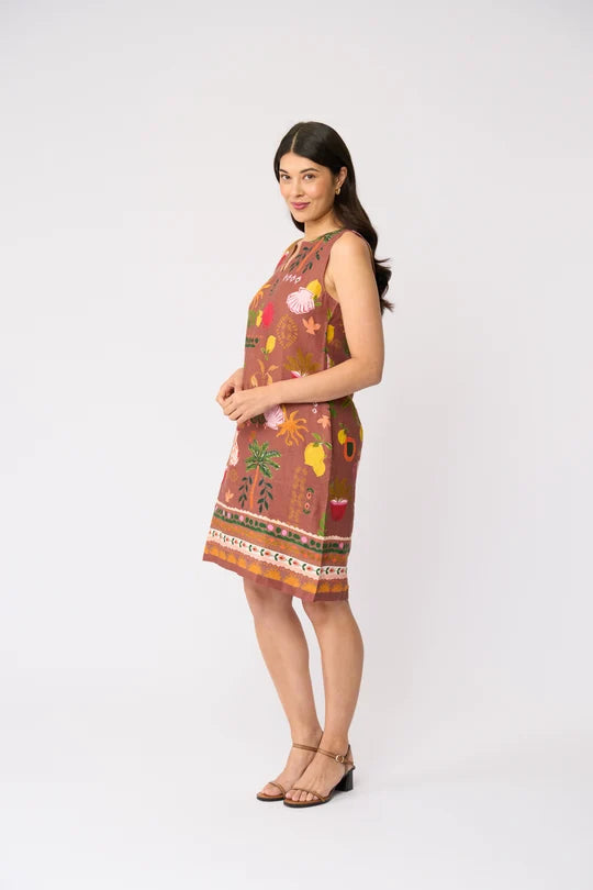Sun-sational Dress in Salsa FO7465