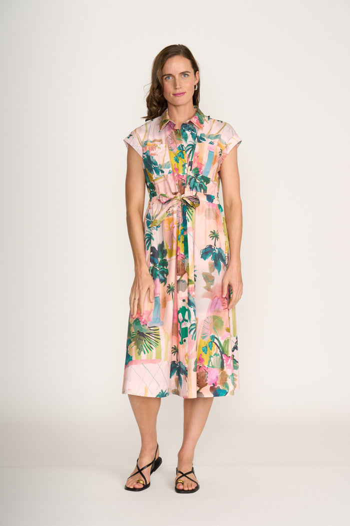 Foil Born Free Dress in Atrium 8191
