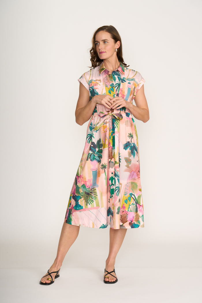 Foil Born Free Dress in Atrium 8191