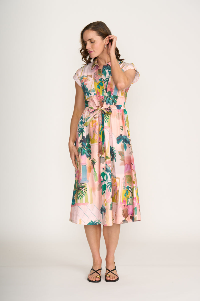 Foil Born Free Dress in Atrium 8191