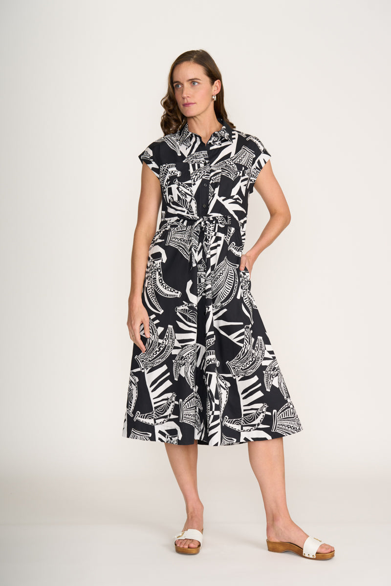 Foil Born Free Dress in Going Bananas 8191