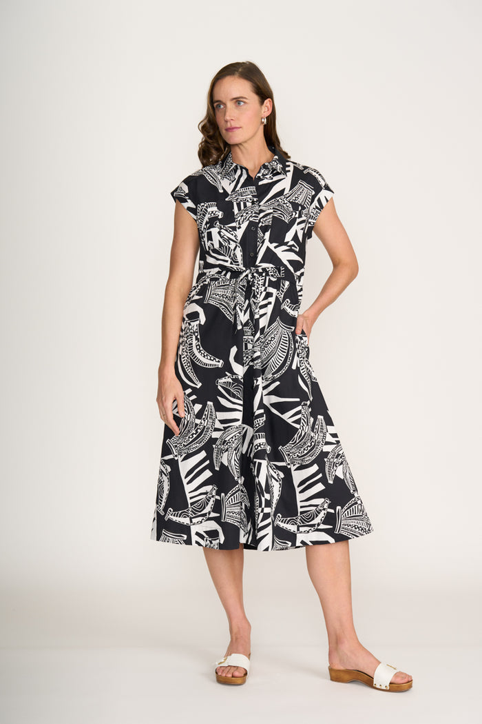 Foil Born Free Dress in Going Bananas 8191