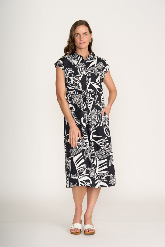 Foil Born Free Dress in Going Bananas 8191