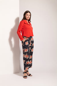 Foil It's Only Natural Pant in Flower Doodle 6918