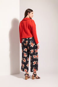 Foil It's Only Natural Pant in Flower Doodle 6918
