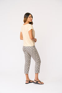 Fuss Free Printed Capri in Porto 4901P