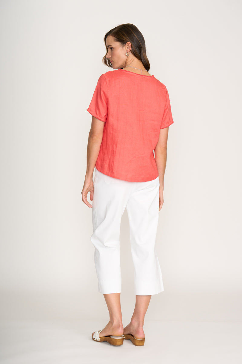 Foil V Benefits Top - Melon FO8183