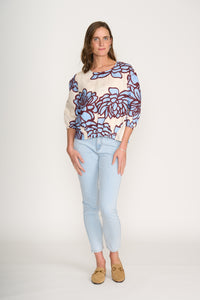 Foil Flex Appeal Top - Bloom 8318