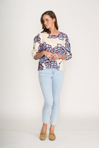 Foil Flex Appeal Top - Bloom 8318