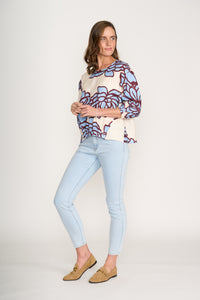Foil Flex Appeal Top - Bloom 8318