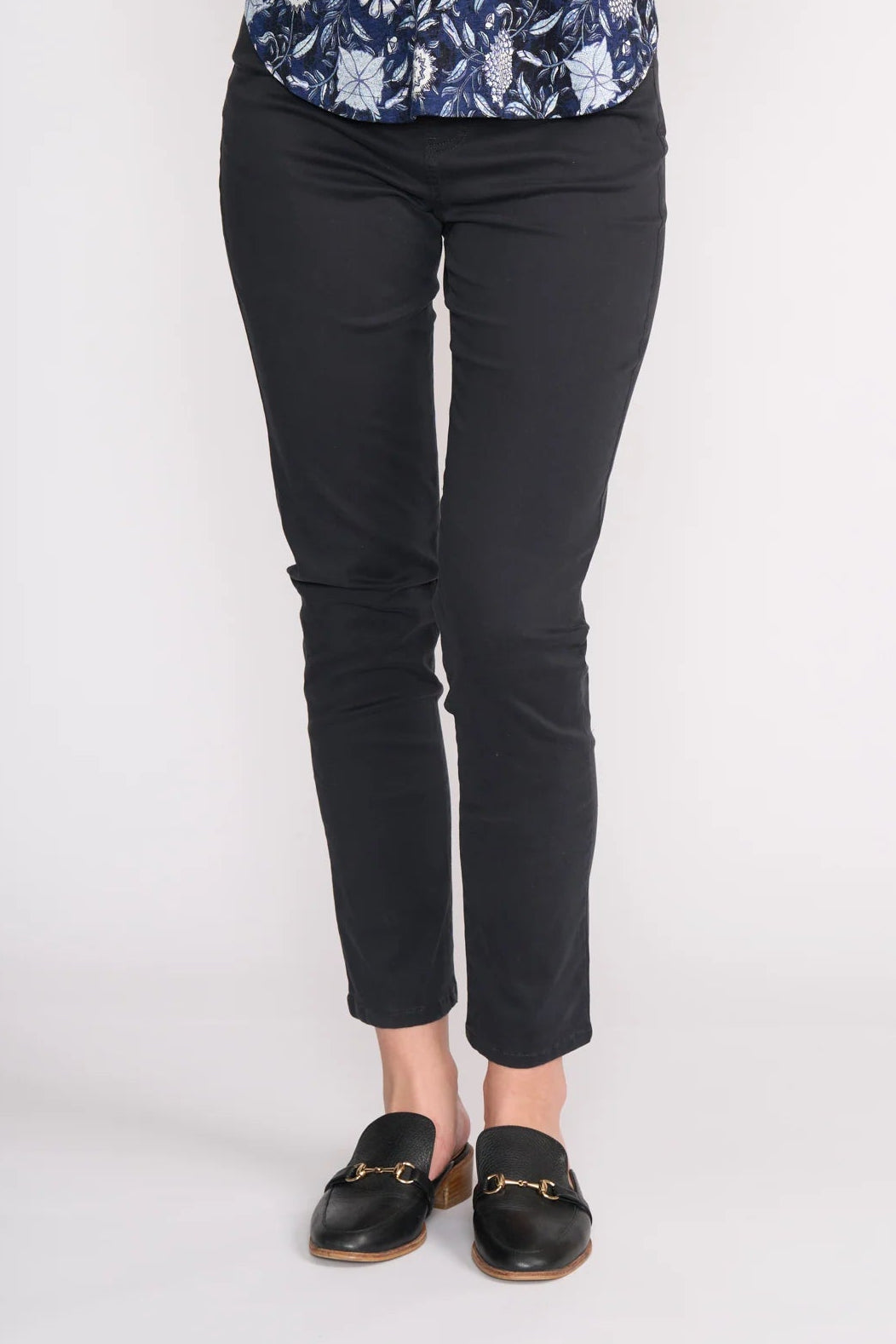 Foil Holey Moley Trouser in Deep Indigo 6827