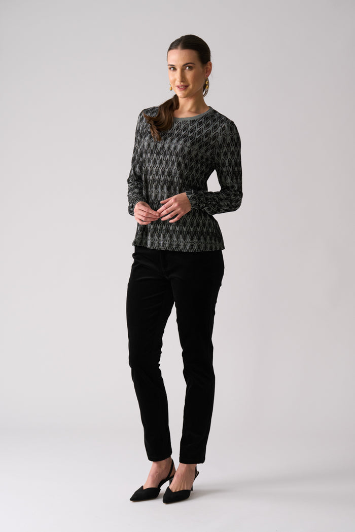 Foil Of Your Own Accord Jean in Black 6854