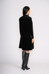 Foil Cordially Invited Coat in Black 8529