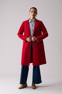 Foil Cordially Invited Coat in Rose 8529