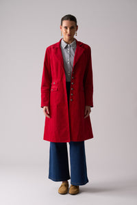 Foil Cordially Invited Coat in Rose 8529