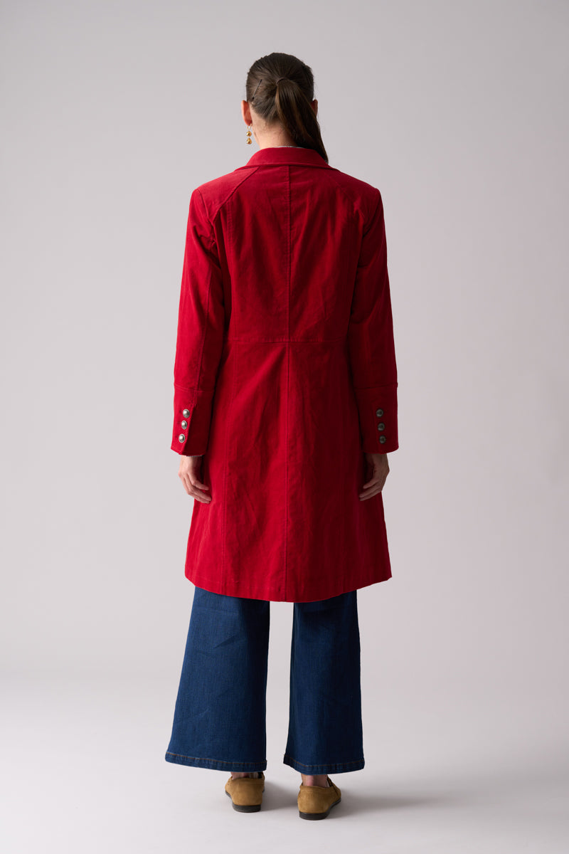 Foil Cordially Invited Coat in Rose 8529