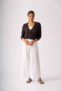 Hooked On You Cardigan in Sable 8589