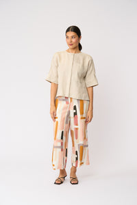 It's Only Natural Pant in Block Art 6918