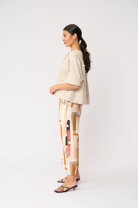 It's Only Natural Pant in Block Art 6918