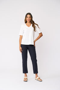 Gemini Pants in True Navy 7832