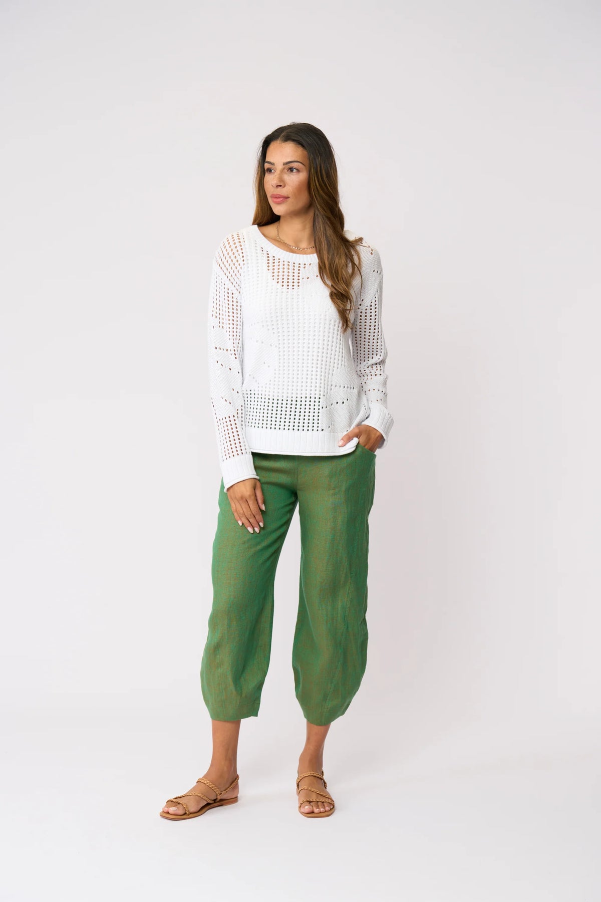 Foil Triumphant Pants in Opal  FO8696