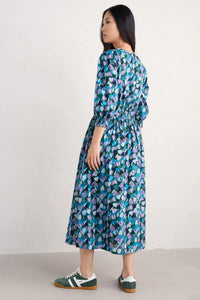 Fawn Dress in Crocus Collage Watson Green