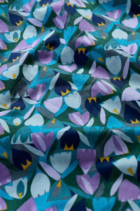 Fawn Dress in Crocus Collage Watson Green