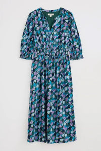 Fawn Dress in Crocus Collage Watson Green