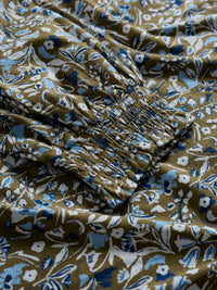 Fenil Dress in Woodland Floral Seagrass