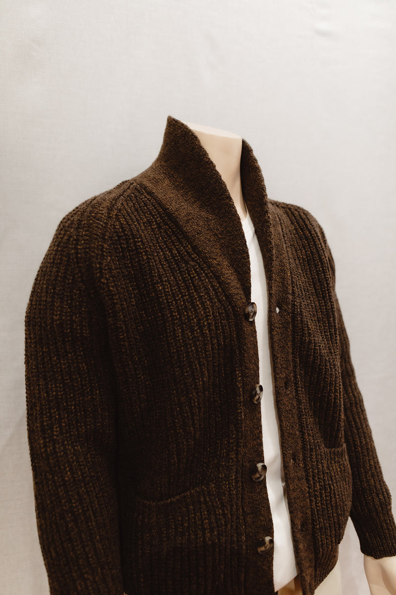 Fisherman's Shawl Collar Cardigan