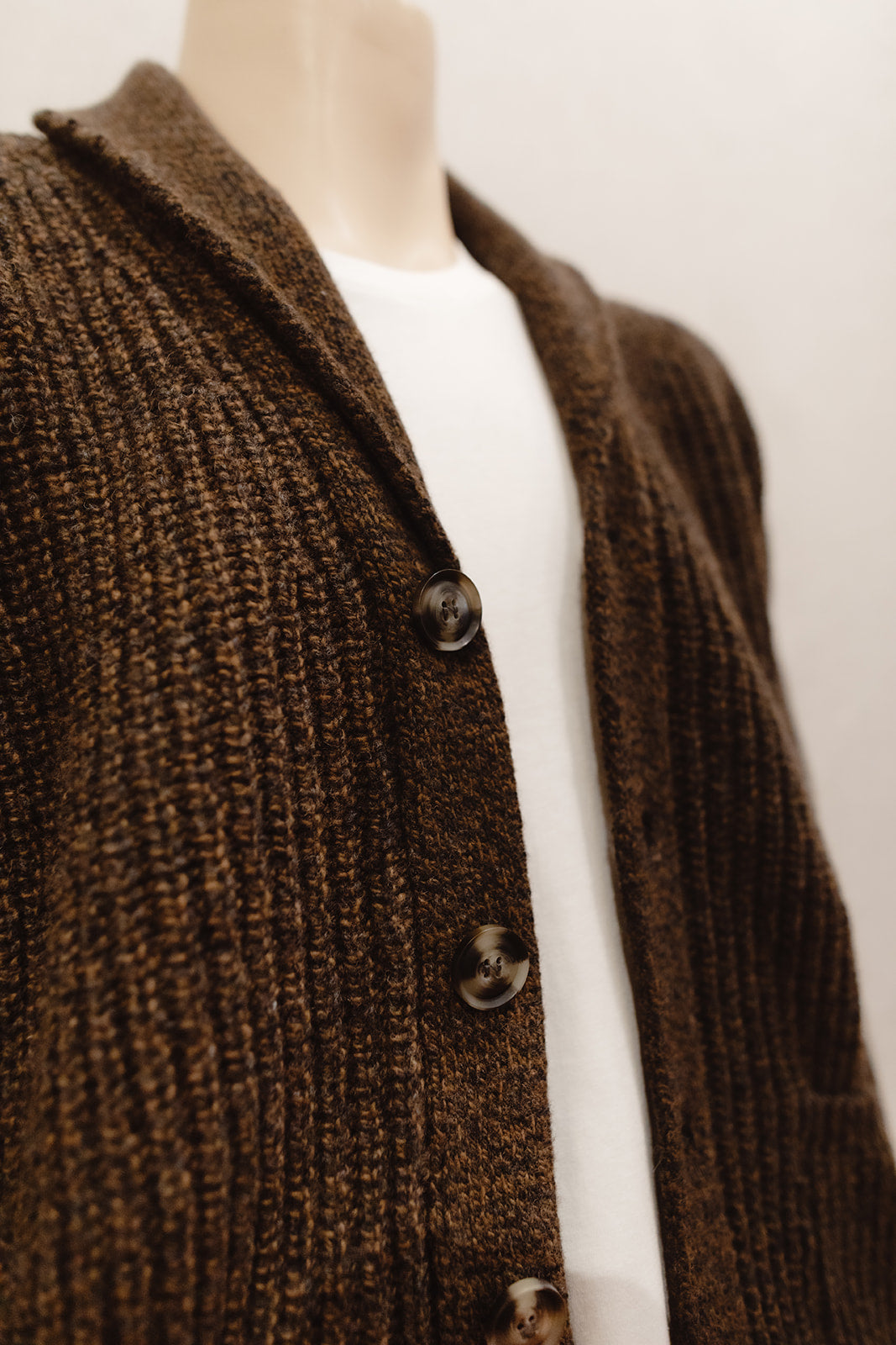 Fisherman's Shawl Collar Cardigan