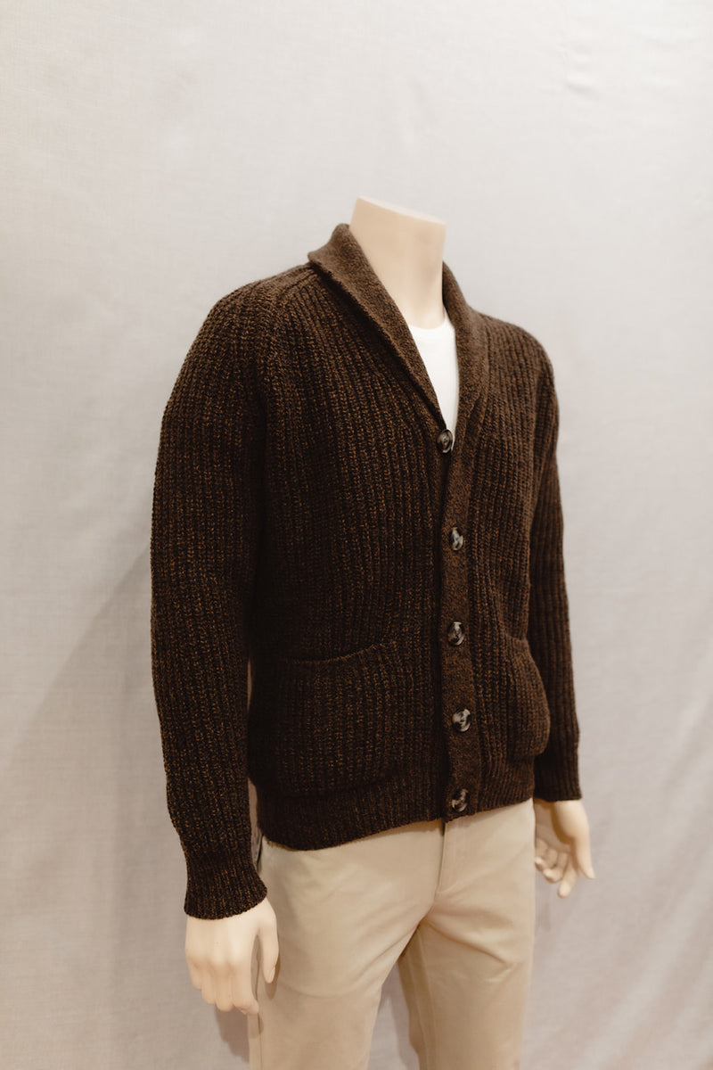 Fisherman's Shawl Collar Cardigan