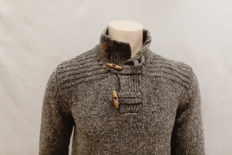 Fisherman Men's Toggle Button Jumper