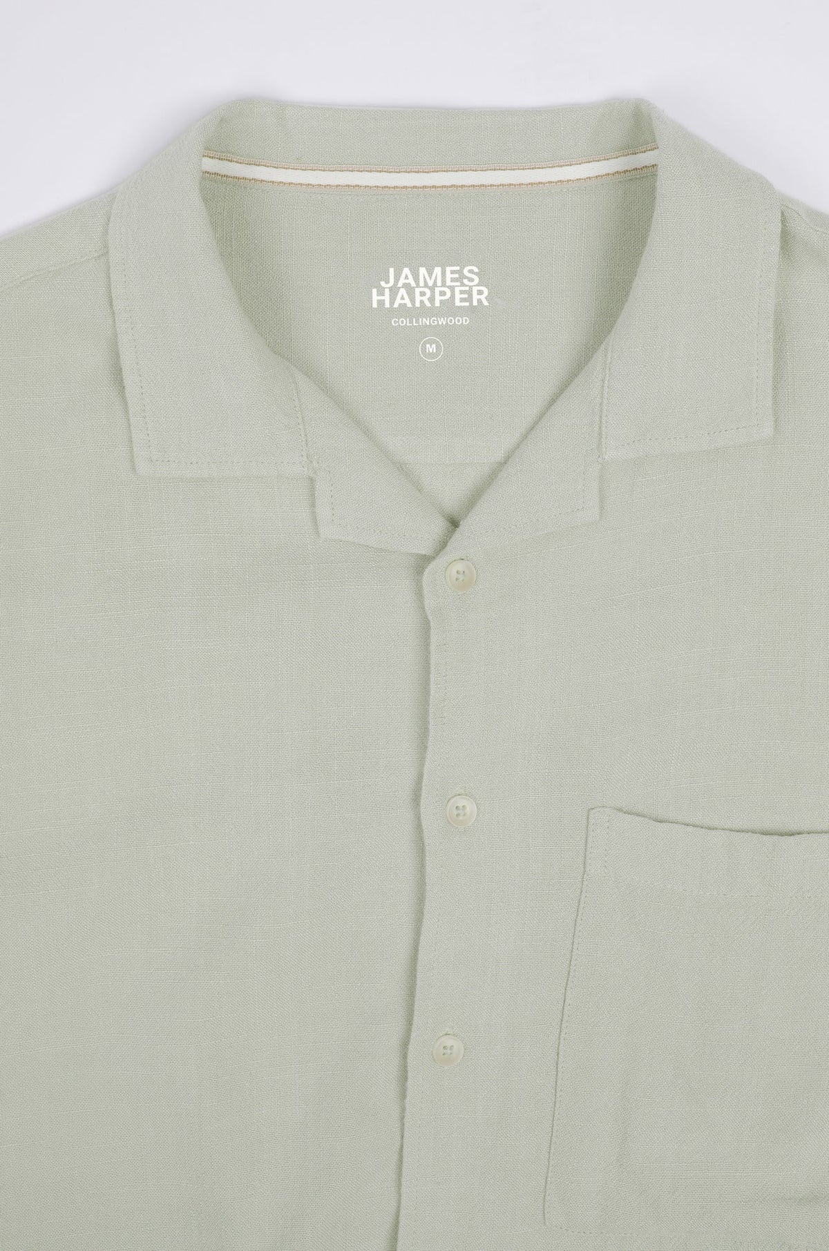 James Harper Cuban Collar Foam Short Sleeve Shirt JHS604