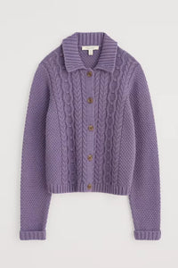 Forest Ridge Cardigan in Echium