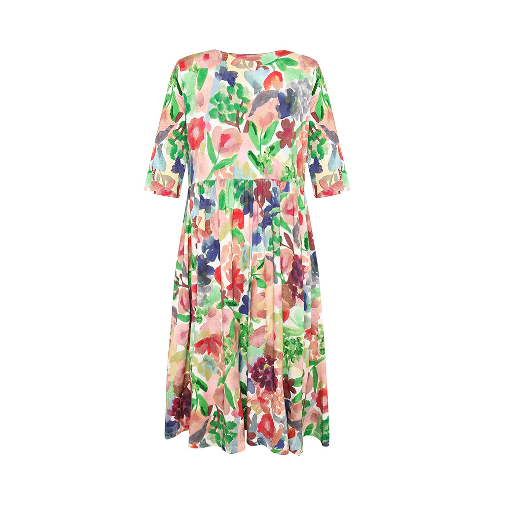 Mansted Gabrielle Potato Flower Dress in Rose