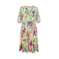 Mansted Gabrielle Potato Flower Dress in Rose