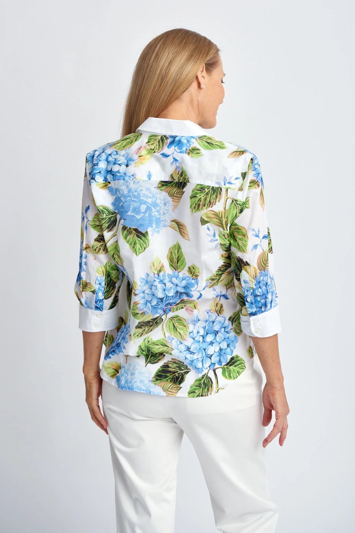 Goondiwindi Shirt - Blue Hydrangea