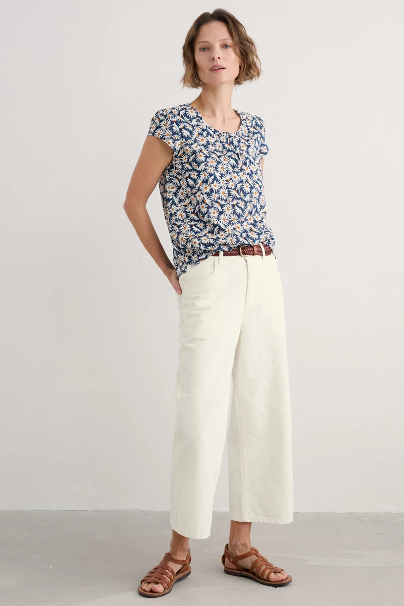 Seasalt Cornwall ‘Garden Gate’ Top II - Daisy Maritime