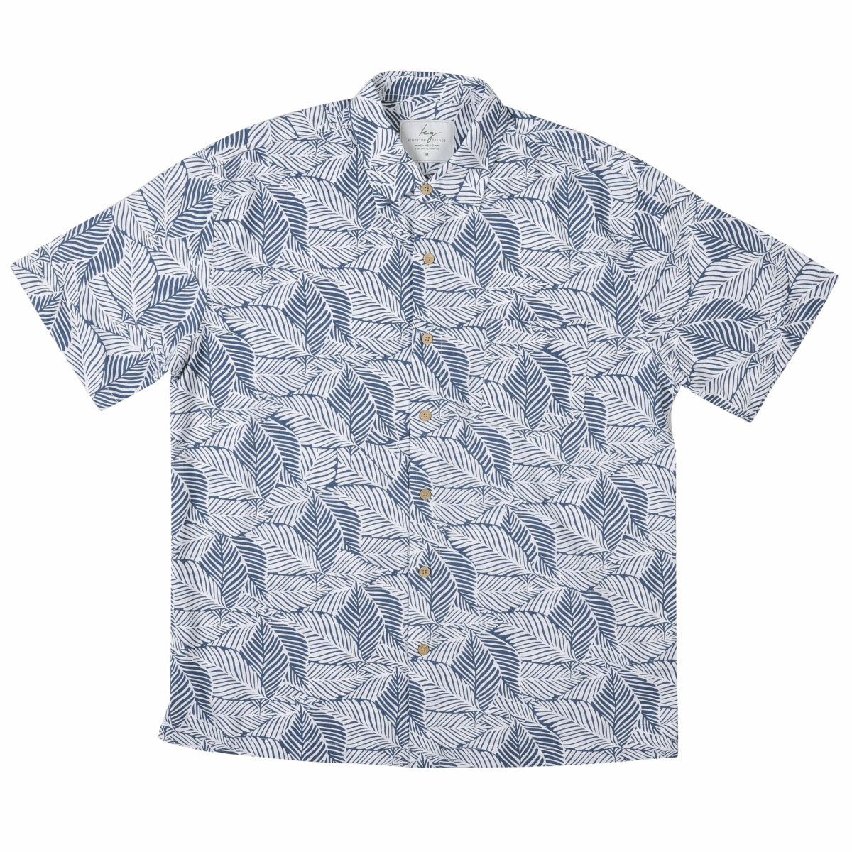 Bamboo SS Shirt Steel Geoleaf