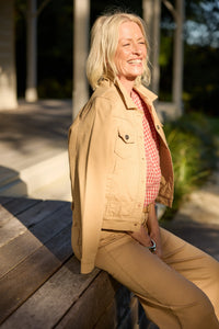 Goondiwindi Ray Denim Jacket in Camel