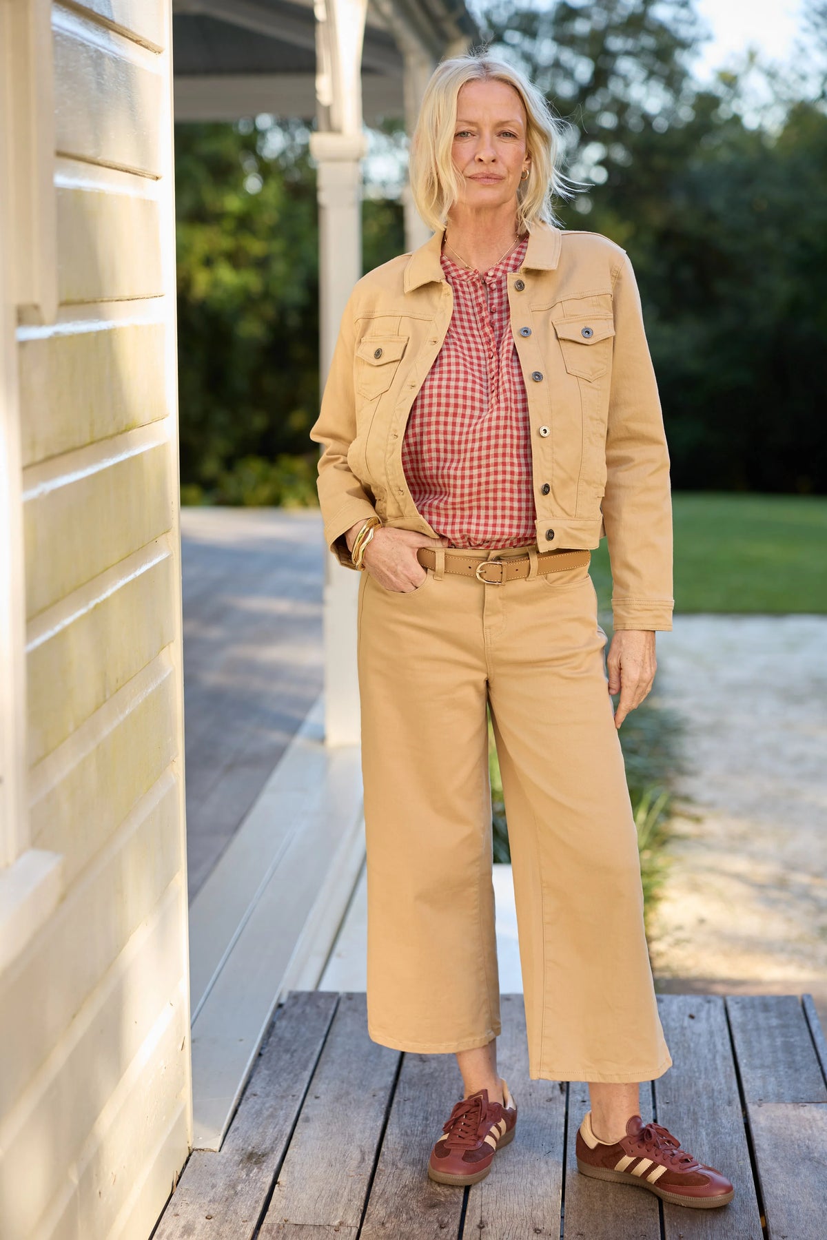 Goondiwindi Ray Denim Jacket in Camel