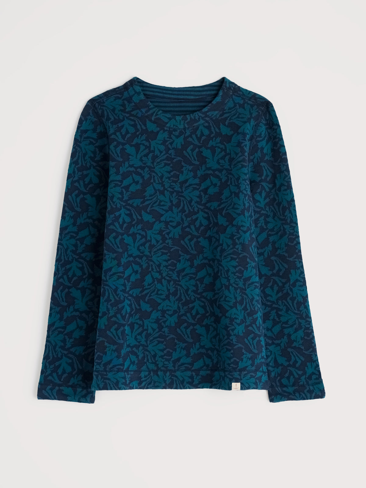 Seasalt Gwennol Top in Drawn Seabed Dark Eden