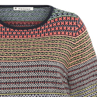 Hilde Eco Eco Tulip Jacquard Tee in Navy