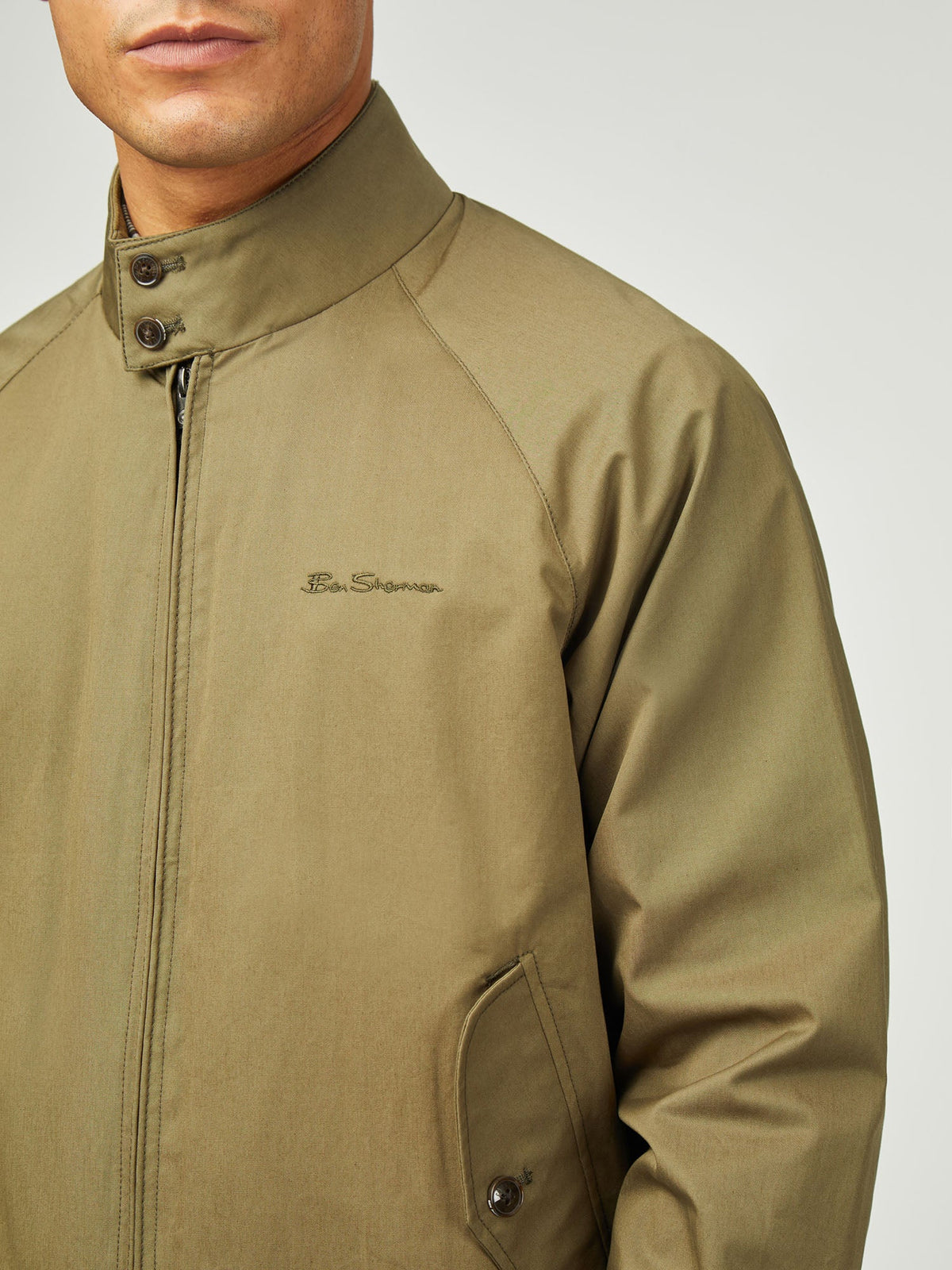 Ben Sherman Harrington Jacket in Camouflage