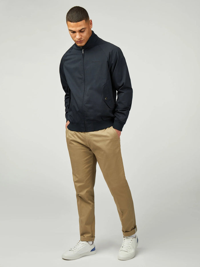 Ben Sherman Harrington Jacket in Dark Navy