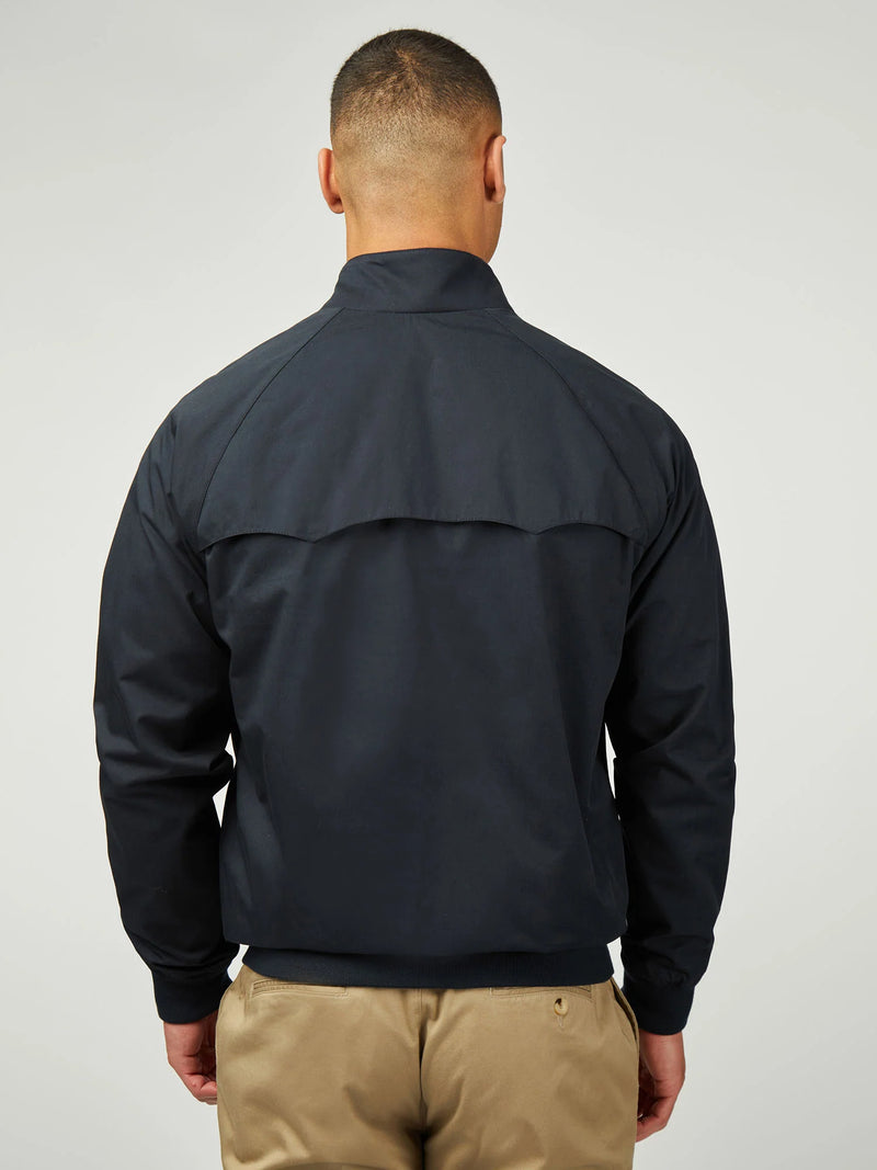 Ben Sherman Harrington Jacket in Dark Navy