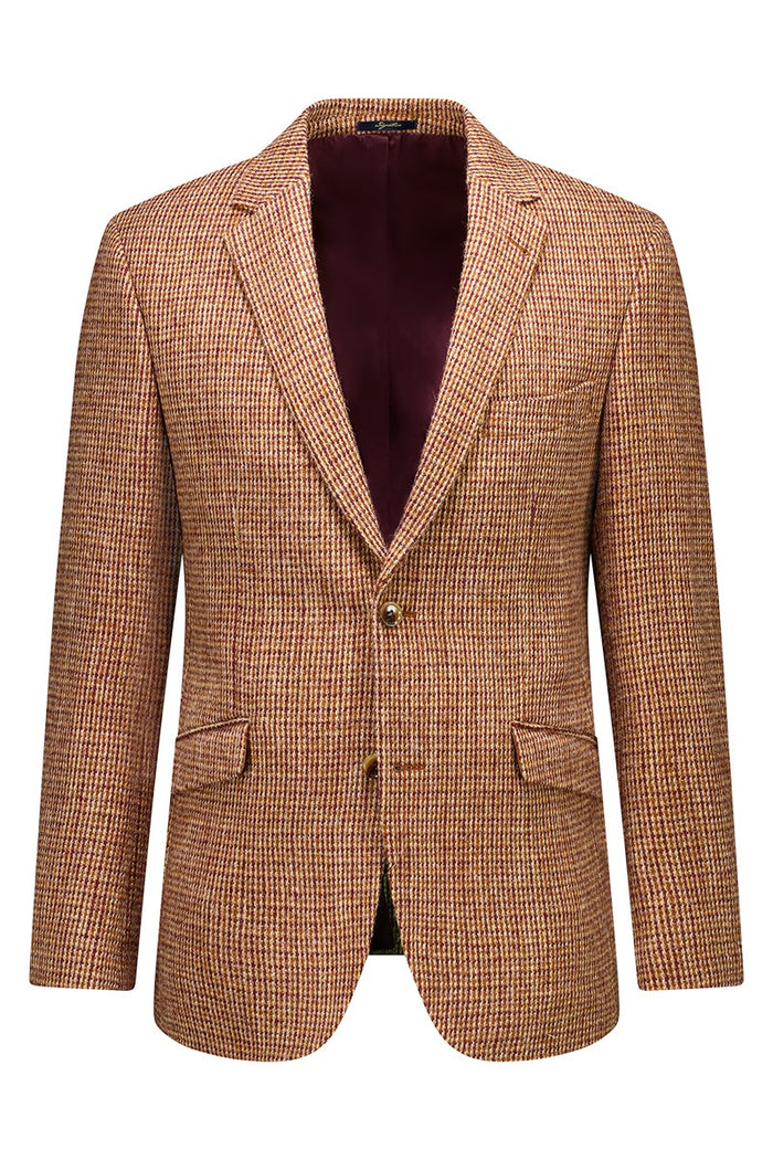 Harris Tweed Jacket Rust FCT216